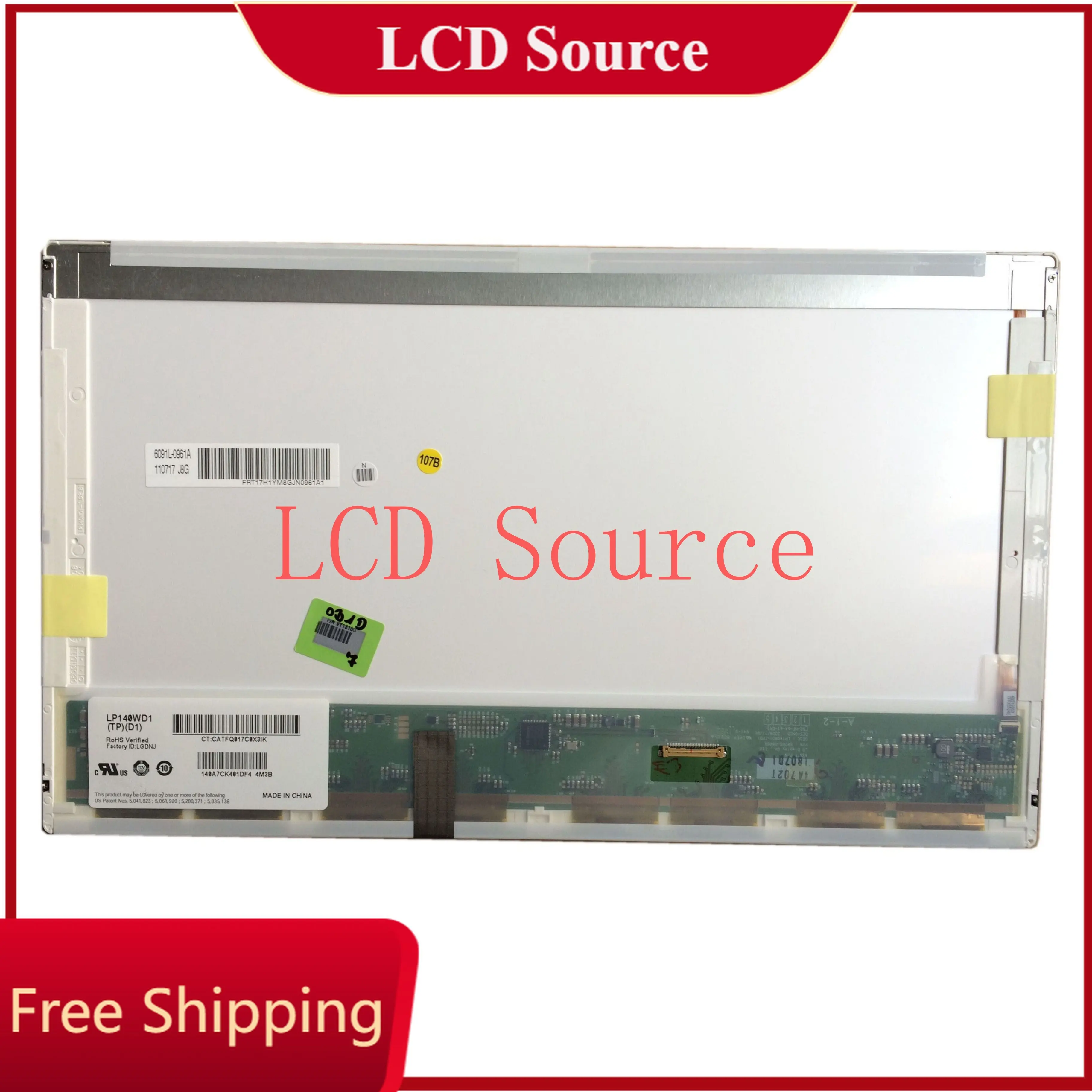 LP140WD1 TPD1 fit B140RW01 V.2 elitebook 8440P 8440W 1600*900 30PIN EDP LED LCD Screen Panel LTN140KT02 for HP
LP140WD1 TPD1 fit B140RW01 V.2 elitebook 8440P 8440W 1600*900 30PIN EDP LED LCD Screen Panel LTN140KT02 for HP