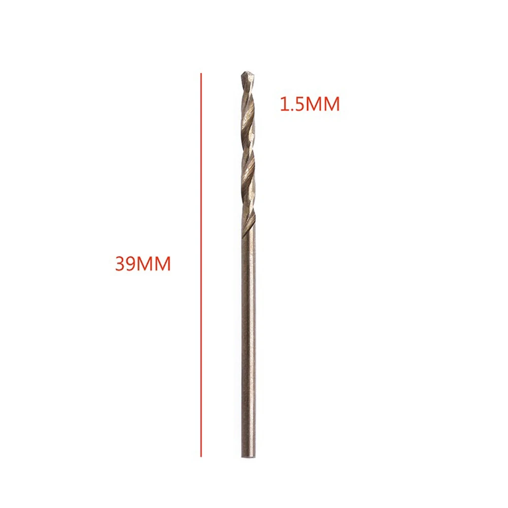 10pcs 1-5mm Cobalt Containing Fried Dough Twist HSS Drill Bit M35 For Stainless Steel Drilling Metalworking Metal Pipe Drill
10pcs 1-5mm Cobalt Containing Fried Dough Twist HSS Drill Bit M35 For Stainless Steel Drilling Metalworking Metal Pipe Drill