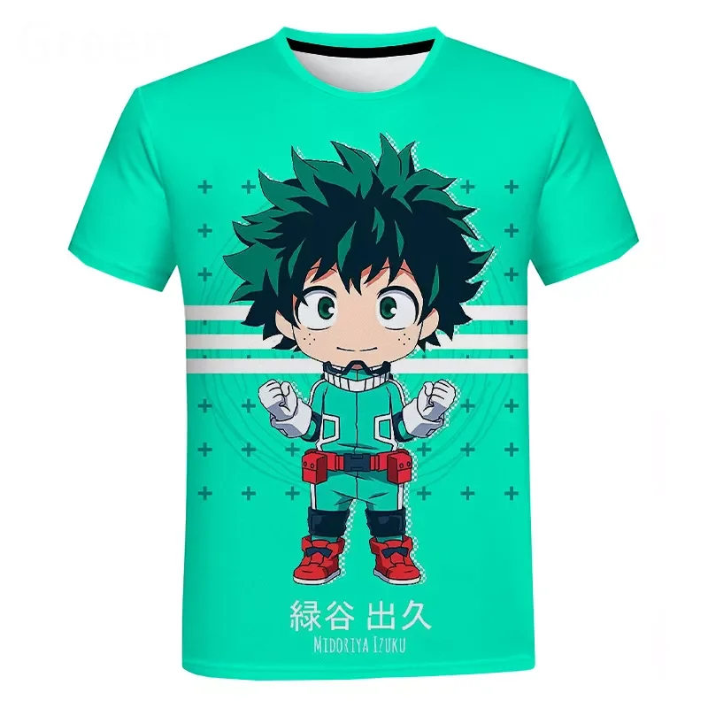 2022NEW Hero Academia Deku 3D Print T Shirt Kids Summer Fashion Casual Short Sleeve Men Women Harajuku Streetwear Anime T Shirt
2022NEW Hero Academia Deku 3D Print T Shirt Kids Summer Fashion Casual Short Sleeve Men Women Harajuku Streetwear Anime T Shirt