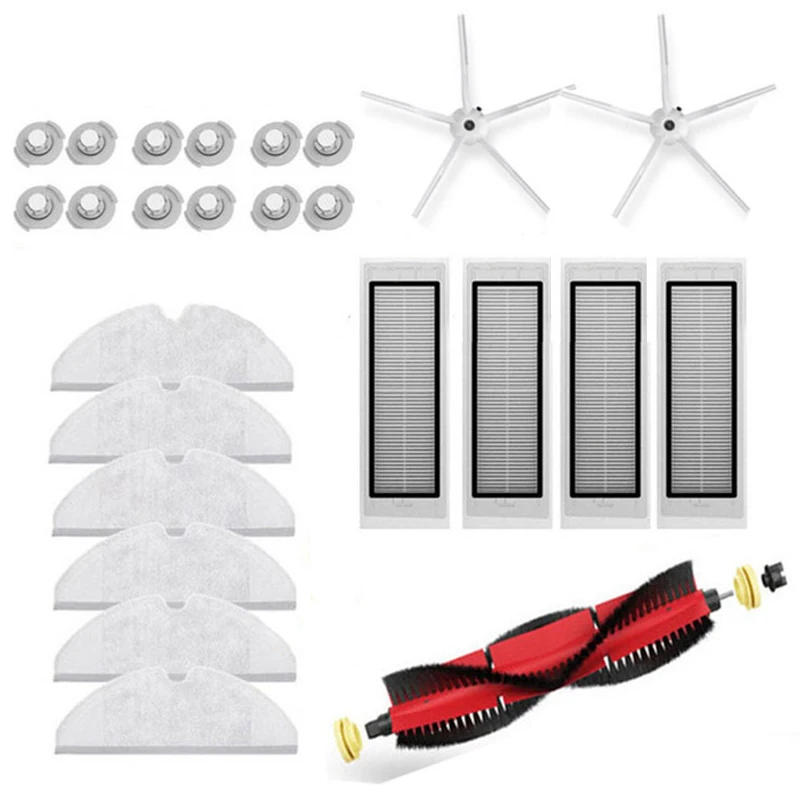 Roller Brush Side Brushes Kit for Xiaomi Roborock S6 S5 MAX S60 Vacuum Cleaner Water Cores Mop Cloths Soft Rubber Brush
Roller Brush Side Brushes Kit for Xiaomi Roborock S6 S5 MAX S60 Vacuum Cleaner Water Cores Mop Cloths Soft Rubber Brush