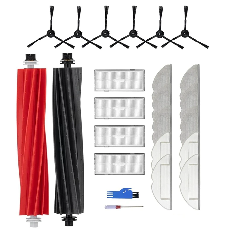 For Roborock S8 S8 Pro Ultra S8+ Spare Parts Main Side Brushes Mop Cloths HEPA Filters Replacement Parts
For Roborock S8 S8 Pro Ultra S8+ Spare Parts Main Side Brushes Mop Cloths HEPA Filters Replacement Parts