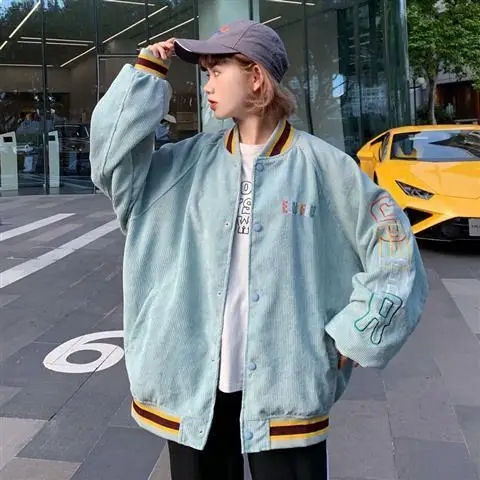 Y2K couple casual loose jackets coat tops 2022 new fashion corduroy jackets coats women's street retro trendy baseball uniform
Y2K couple casual loose jackets coat tops 2022 new fashion corduroy jackets coats women's street retro trendy baseball uniform