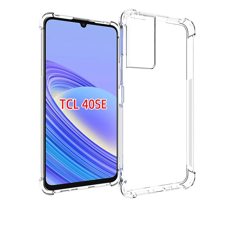 For TCL 40SE mobile phone case transparent all-inclusive TPU four-corner anti-drop silicone protective case soft
For TCL 40SE mobile phone case transparent all-inclusive TPU four-corner anti-drop silicone protective case soft