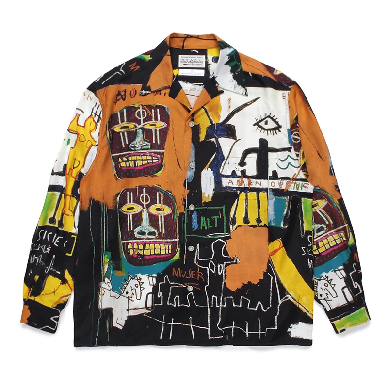 22FW NEW Graffiti Hawaiian WACKO MARIA Shirt Men Women 1:1 High Quality Long Sleeve WACKO MARIA Shirts
22FW NEW Graffiti Hawaiian WACKO MARIA Shirt Men Women 1:1 High Quality Long Sleeve WACKO MARIA Shirts