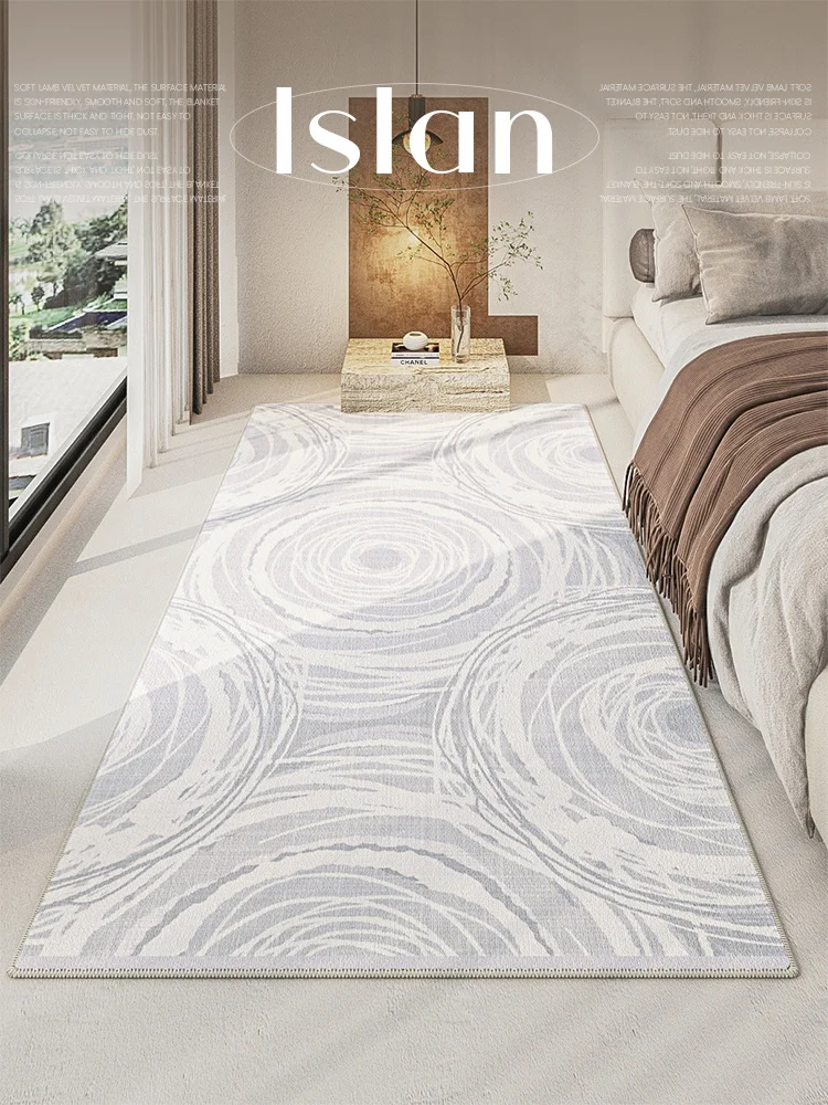 Long light color living room bedroom bedside sofa tea table carpet striped footrest floating window floor
Long light color living room bedroom bedside sofa tea table carpet striped footrest floating window floor