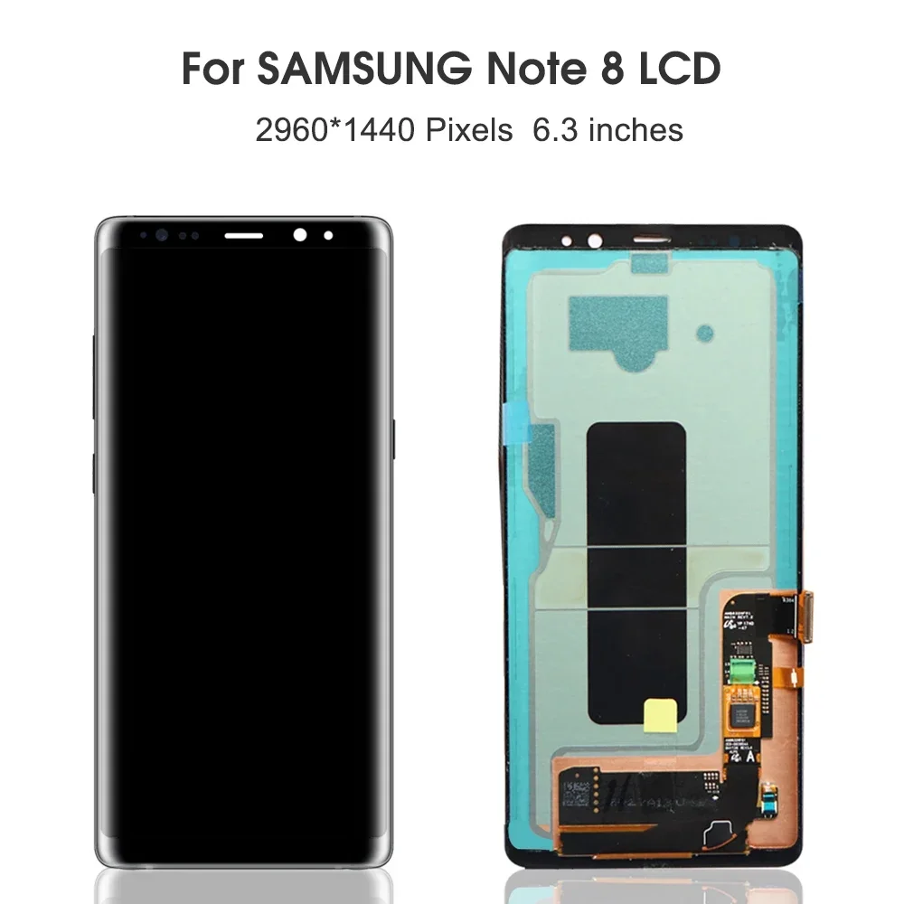 ЖК-дисплей 6 3 ''note 8 для Samsung Ori Note8 N950F N950U N950W N950FD сменный сенсорный экран с