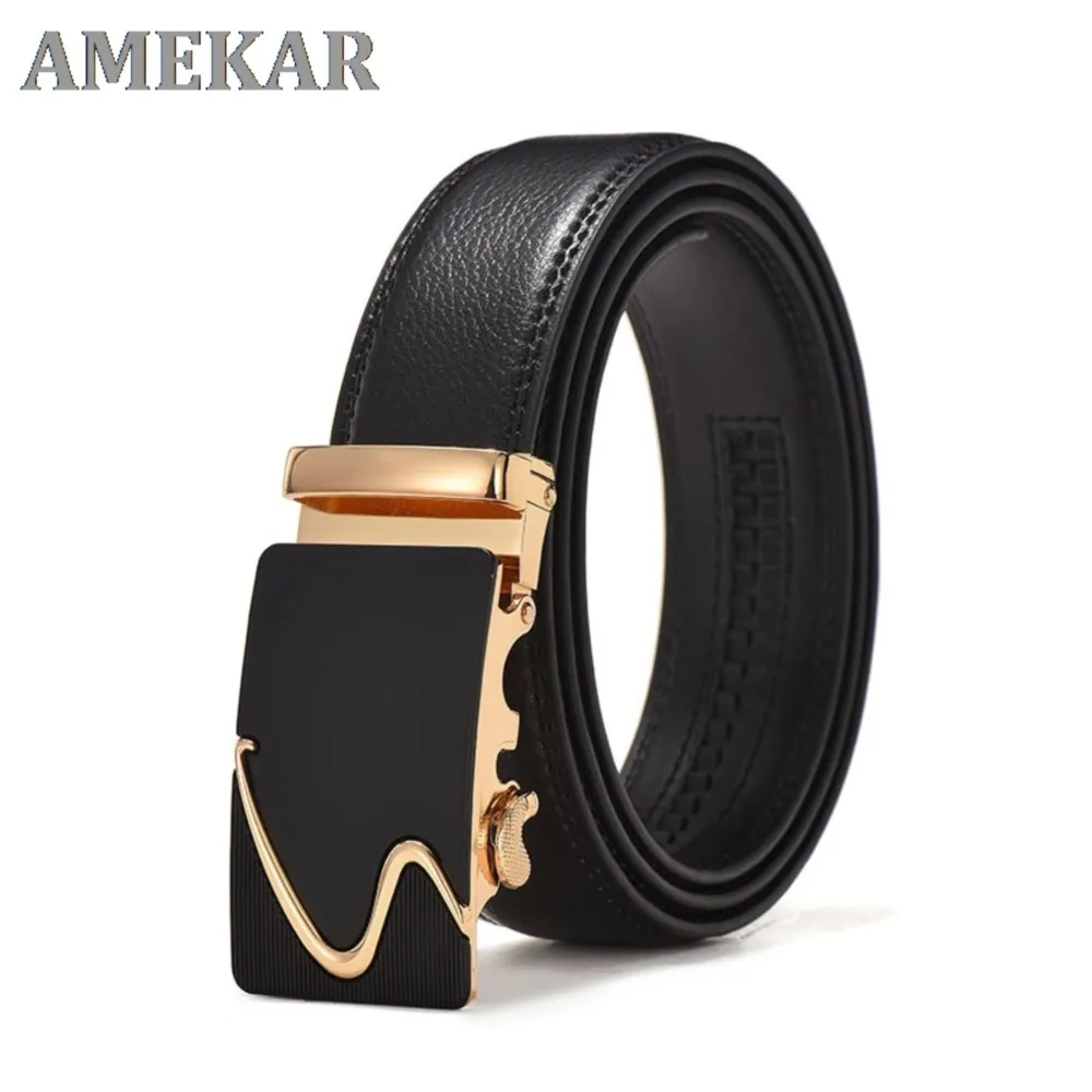 Men Cowhide Leather Automatic Buckle Belt High Quality Fashion Cowskin Belts Brand Business 3.5 cm Trouser Strap Pant Ceinture
Men Cowhide Leather Automatic Buckle Belt High Quality Fashion Cowskin Belts Brand Business 3.5 cm Trouser Strap Pant Ceinture