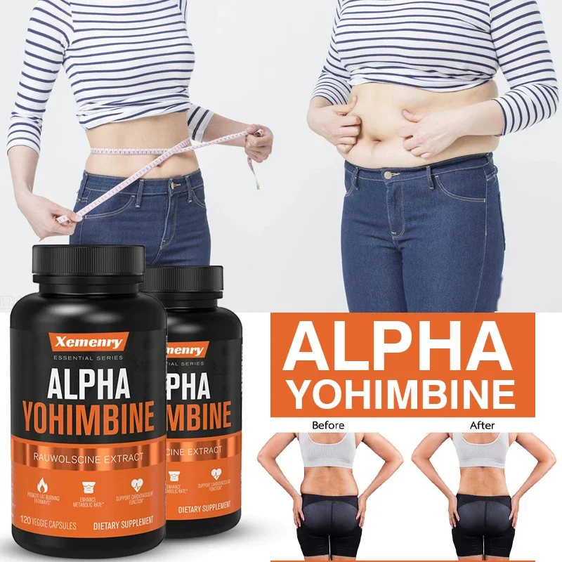 ALPHA YOHIMBINE Extract Capsules, Metabolic Support and Fat Burning Healthy Weight Loss Supplement
ALPHA YOHIMBINE Extract Capsules, Metabolic Support and Fat Burning Healthy Weight Loss Supplement