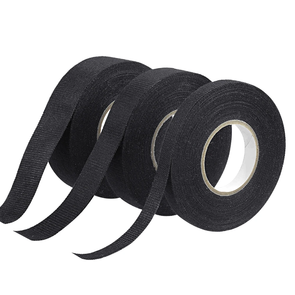 5rolls Heat-resistant Adhesive Cloth Fabric Tape For Car Auto Cable Harness Wiring Loom Protection Width 9/19/25MM Length 15M
5rolls Heat-resistant Adhesive Cloth Fabric Tape For Car Auto Cable Harness Wiring Loom Protection Width 9/19/25MM Length 15M