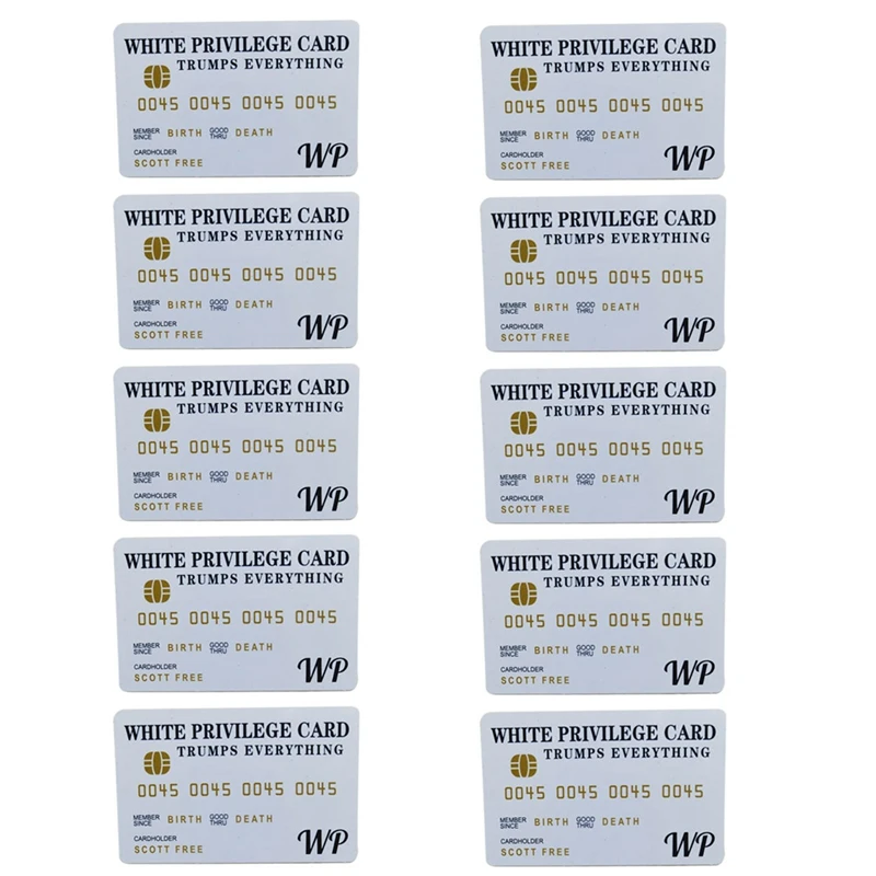 10 PCS White Privilege Card Trumps Everything Credit Card Sets, Wallet Insert Card Romantic Card Business Gifts
10 PCS White Privilege Card Trumps Everything Credit Card Sets, Wallet Insert Card Romantic Card Business Gifts