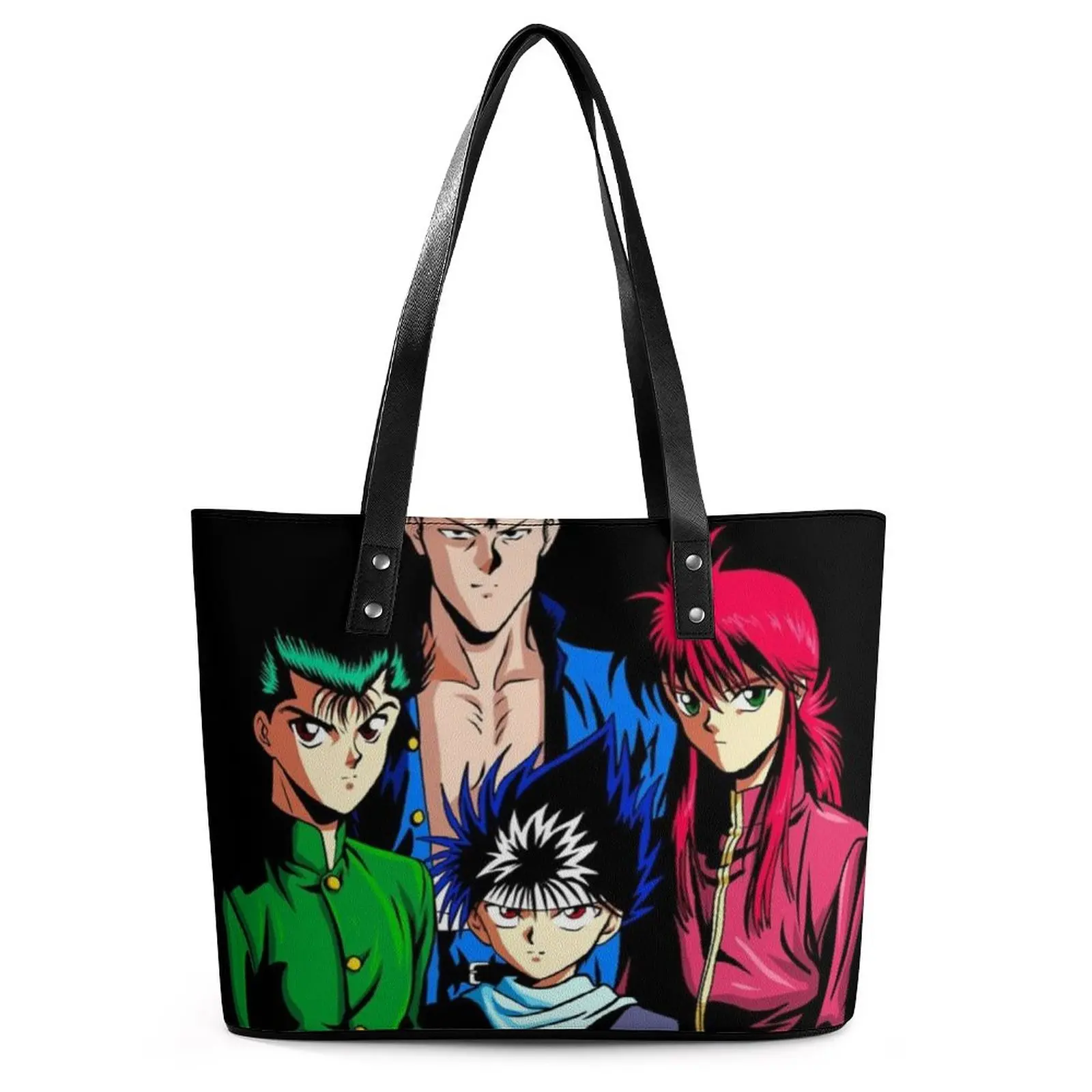 Сумка Yu Hakusho для женщин, саквояж в стиле японского аниме, Современная пляжная сумочка-тоут на плечо, мешок для покупок из искусственной кожи ...
Сумка Yu Hakusho для женщин, саквояж в стиле японского аниме, Современная пляжная сумочка-тоут на плечо, мешок для покупок из искусственной кожи ...