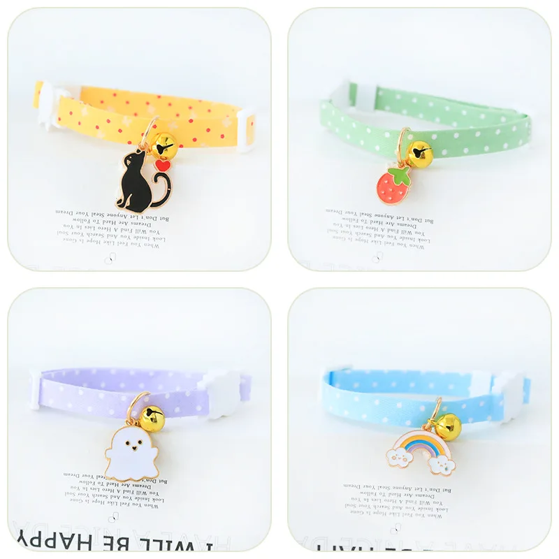 1PCS Adjustable Fruit Cat Collar Candy Color Avocado Pendant Cute Fashion Safety Buckle Necklace Pet Dog Nylon With Bells Collar
1PCS Adjustable Fruit Cat Collar Candy Color Avocado Pendant Cute Fashion Safety Buckle Necklace Pet Dog Nylon With Bells Collar