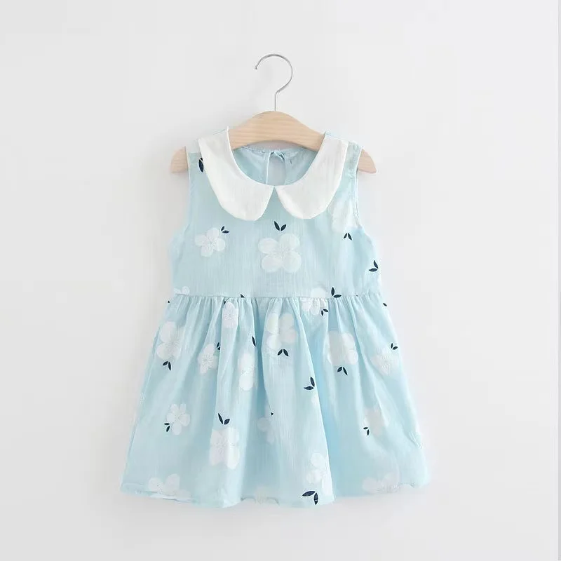 2021 Cotton Linen Girls Summer Dress Children's Doll Collar Vest Kids Sleeveless Floral Princess Baby Clothes Yellow Blue 1-6 Y
2021 Cotton Linen Girls Summer Dress Children's Doll Collar Vest Kids Sleeveless Floral Princess Baby Clothes Yellow Blue 1-6 Y