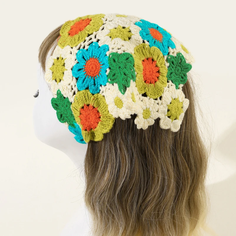 Triangle Bandana Turban Crochet Hair Scarf Sun Flower Hairband Knitted Headband for Women Trendy Y2K Hair Accessories
Triangle Bandana Turban Crochet Hair Scarf Sun Flower Hairband Knitted Headband for Women Trendy Y2K Hair Accessories