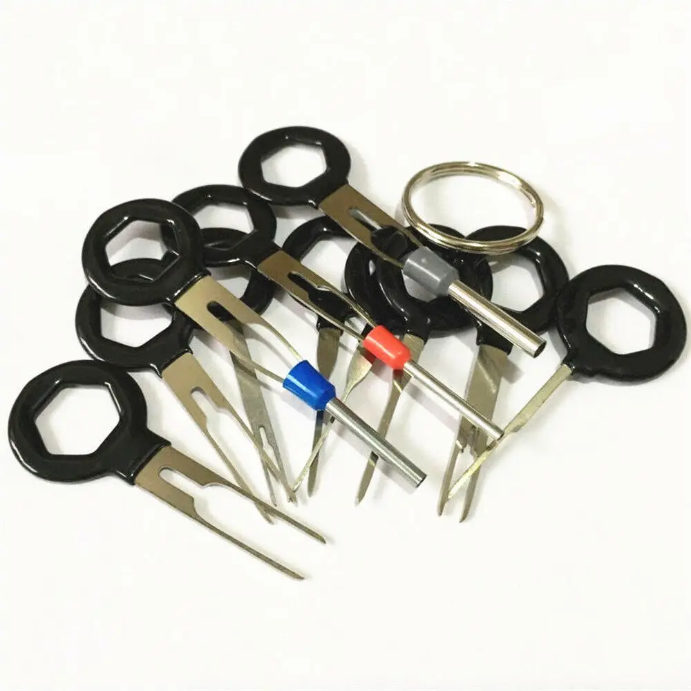 11 Pcs/set Car Wire Terminal Removal Tool Wire Plug Crimp Connector Puller Release Pin Car Plug Repair Tool
11 Pcs/set Car Wire Terminal Removal Tool Wire Plug Crimp Connector Puller Release Pin Car Plug Repair Tool