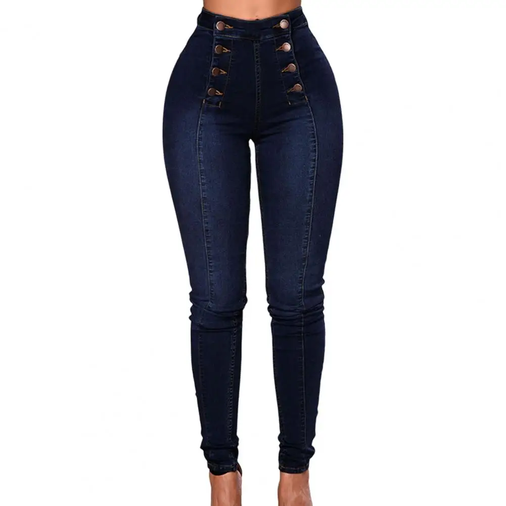 Denim Pants Shrink Resistant Pencil Jeans Wear-resistant Versatile Great Double-breasted Elastic Pencil Denim Trousers
Denim Pants Shrink Resistant Pencil Jeans Wear-resistant Versatile Great Double-breasted Elastic Pencil Denim Trousers