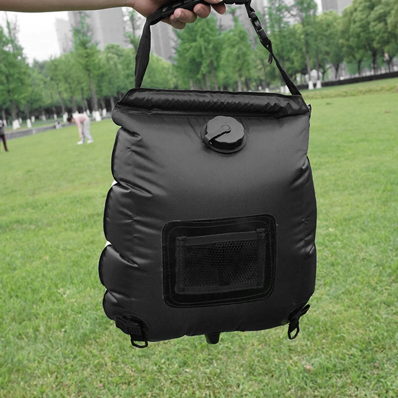 Camping Supplies Portable Tourist Shower 20L Solar Shower Bag Adjustable Bathing Travel Essentials Hiking Outdoor Accessories
Camping Supplies Portable Tourist Shower 20L Solar Shower Bag Adjustable Bathing Travel Essentials Hiking Outdoor Accessories