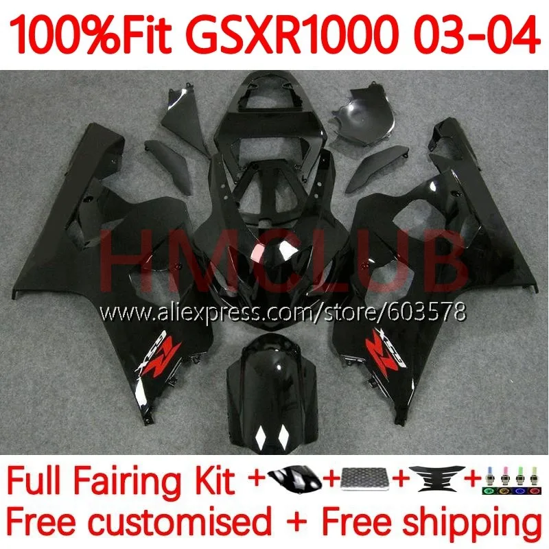 Injection For SUZUKI GSXR-1000 K3 GSX-R1000 GSXR 1000 CC 1000CC GSXR1000 2003 2004 GSX R1000 03 04 Fairing glossy black 98No.100
Injection For SUZUKI GSXR-1000 K3 GSX-R1000 GSXR 1000 CC 1000CC GSXR1000 2003 2004 GSX R1000 03 04 Fairing glossy black 98No.100