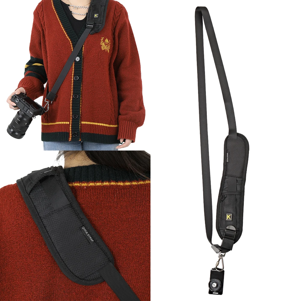 Camera Strap Portable Shoulder Carry Quick Carry Speed Sling Soft Shoulder Sling Belt Neck Strap For Canon Nikon Camera DSLR
Camera Strap Portable Shoulder Carry Quick Carry Speed Sling Soft Shoulder Sling Belt Neck Strap For Canon Nikon Camera DSLR