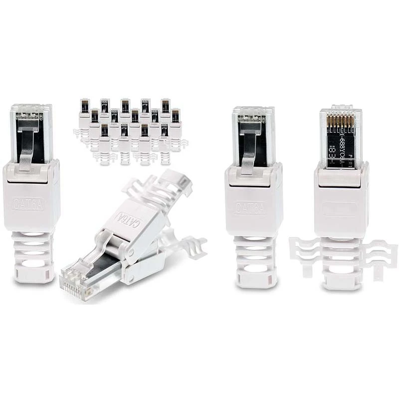 Сетевые разъемы, безинструментальный CAT6A RJ45 LAN UTP Кабельный разъем без инструментов, монтажный кабель CAT6
Сетевые разъемы, безинструментальный CAT6A RJ45 LAN UTP Кабельный разъем без инструментов, монтажный кабель CAT6