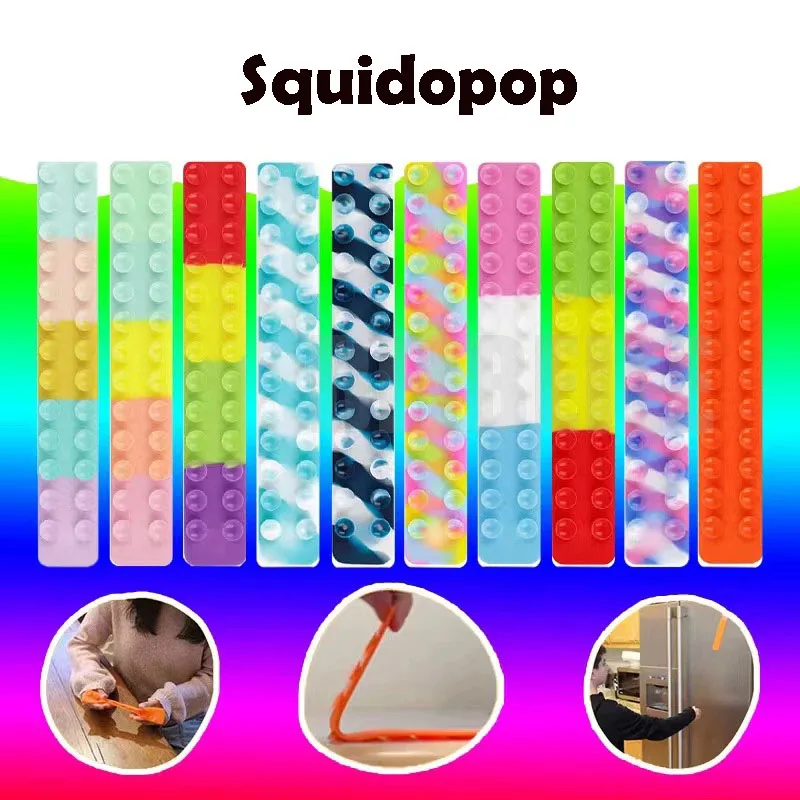 Squidopop Silicone Suction Cup Pat Squishy for Children Adults Special Needs ADHD Autism Antistress Reliever Fidget Sensory Toys 
Squidopop Silicone Suction Cup Pat Squishy for Children Adults Special Needs ADHD Autism Antistress Reliever Fidget Sensory Toys