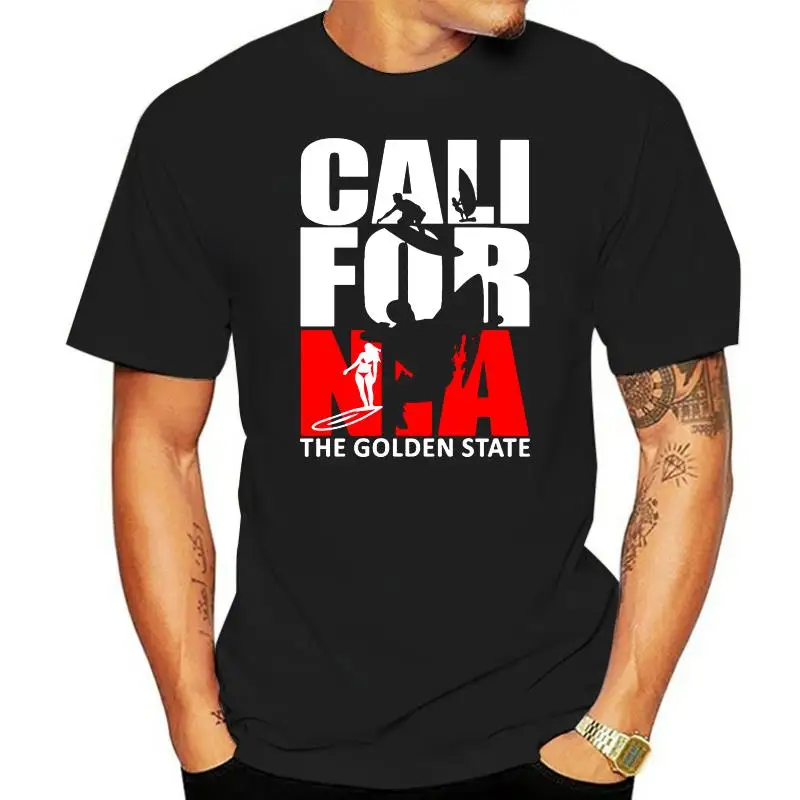 T Shirt Men Print California Surfboarding T-shirt The Golden State Cali Surfer Beach Hipster Shirt
T Shirt Men Print California Surfboarding T-shirt The Golden State Cali Surfer Beach Hipster Shirt