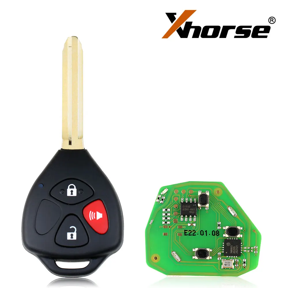 Xhorse XKTO04EN Wire Universal Remote Key for Toyota Style 3 Buttons English Version
Xhorse XKTO04EN Wire Universal Remote Key for Toyota Style 3 Buttons English Version