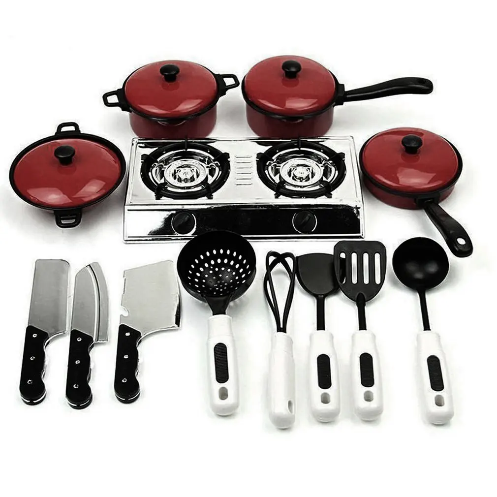 Children's Kitchen Toys Early Education Toys Simulation 13-piece Set Red Tableware Set Cooking Tools Mini Kitchen Supplies
Children's Kitchen Toys Early Education Toys Simulation 13-piece Set Red Tableware Set Cooking Tools Mini Kitchen Supplies