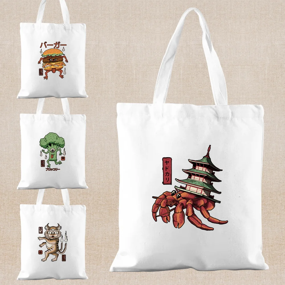 Cute Monster Print Tote Bag Unisex Fashion Travel Canvas Bag Shoulder Shopping Bag Casual Tote Eco Bag Ladies Shopping Bag
Cute Monster Print Tote Bag Unisex Fashion Travel Canvas Bag Shoulder Shopping Bag Casual Tote Eco Bag Ladies Shopping Bag