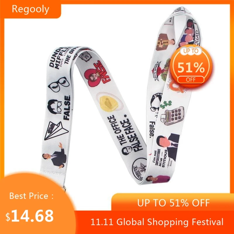 30pcs The office tv show Lanyard for Keys Phone Cool Neck Strap Lanyard for Camera Whistle ID Badge Cute webbings ribbons Gifts
30pcs The office tv show Lanyard for Keys Phone Cool Neck Strap Lanyard for Camera Whistle ID Badge Cute webbings ribbons Gifts
