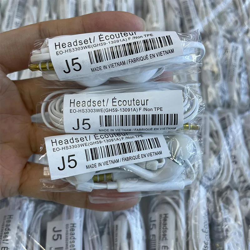 10pcs J5 Headset in-ear Earphone with mic headset for Samsung Galaxy S3 S4 S5 S6 S7 S8 S9 Edge J3 J5 J7 MP3 /MP4 earbuds
10pcs J5 Headset in-ear Earphone with mic headset for Samsung Galaxy S3 S4 S5 S6 S7 S8 S9 Edge J3 J5 J7 MP3 /MP4 earbuds