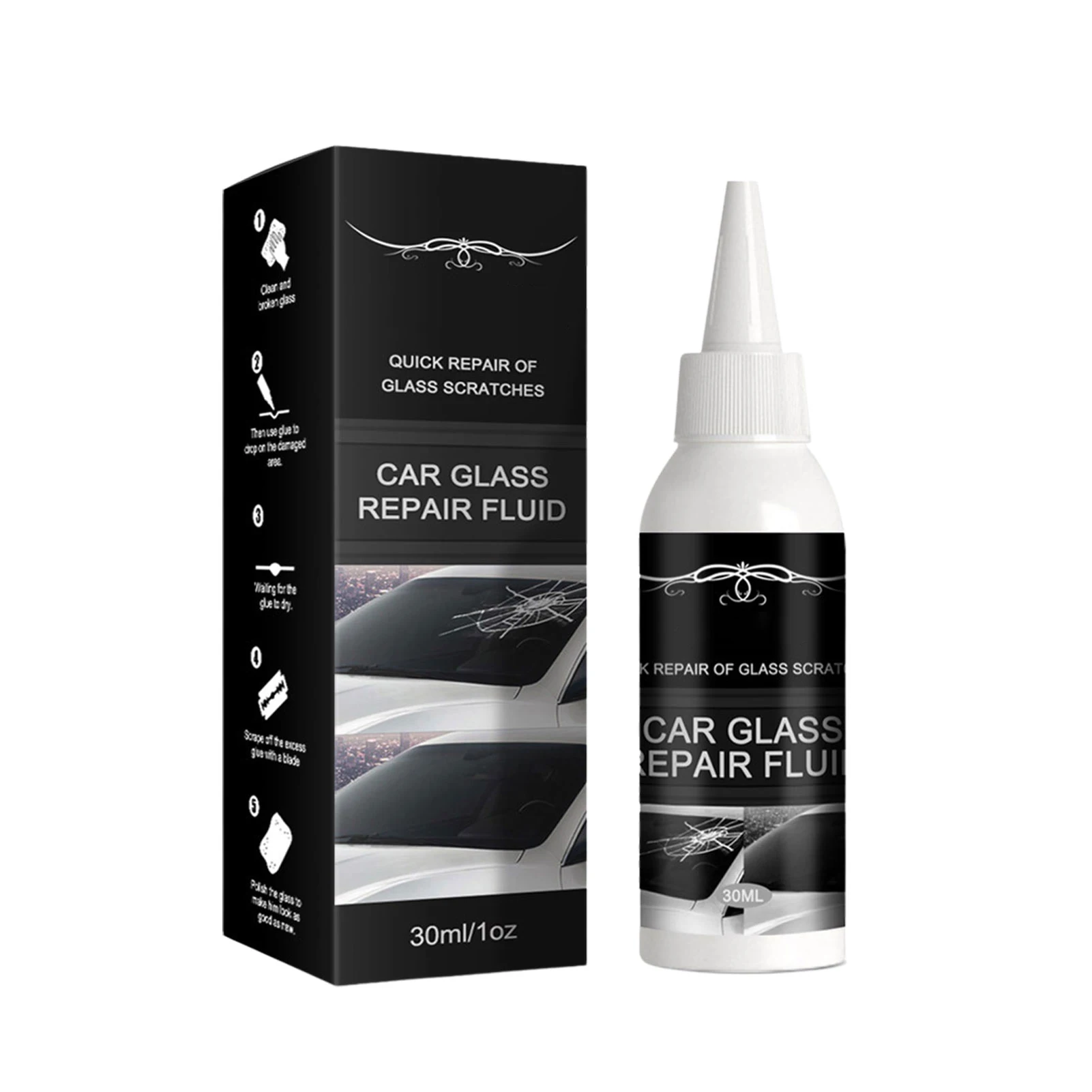 Windshield Repair Kit Automotive Glass Repair Fluid Car Window Glass Crack Chip Repair Kit Window Screen Curing Glue Tools
Windshield Repair Kit Automotive Glass Repair Fluid Car Window Glass Crack Chip Repair Kit Window Screen Curing Glue Tools