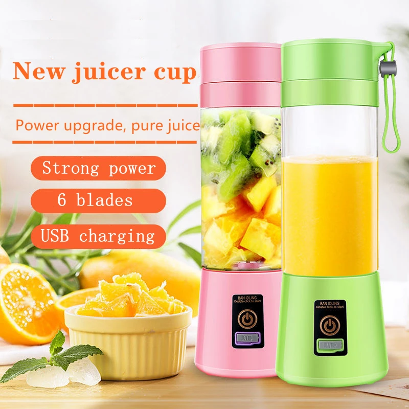 400ml Six-knife Electric Juicer Smoothie Blender Cup Mini Portable USB Blenders Wireless Press Juicers Charging Hand Held Juicer
400ml Six-knife Electric Juicer Smoothie Blender Cup Mini Portable USB Blenders Wireless Press Juicers Charging Hand Held Juicer