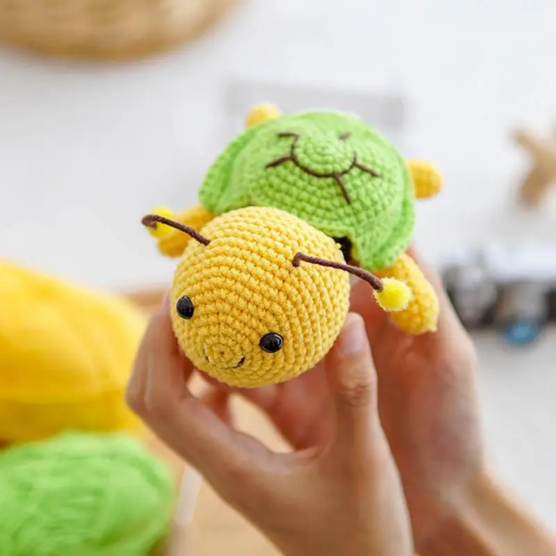 Crochet Bee Turtle Doll Knitting Toys Handmade DIY Wool Material Package Kit Toys Birthday Gifts For Girlfriend Girls Children
Crochet Bee Turtle Doll Knitting Toys Handmade DIY Wool Material Package Kit Toys Birthday Gifts For Girlfriend Girls Children