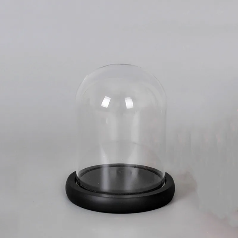 9*11cm Small Size Cylinder Glass Dome Vase Home Decoration Transparent Cover Black Base Wedding Prop DIY Friend Favor Gift
9*11cm Small Size Cylinder Glass Dome Vase Home Decoration Transparent Cover Black Base Wedding Prop DIY Friend Favor Gift