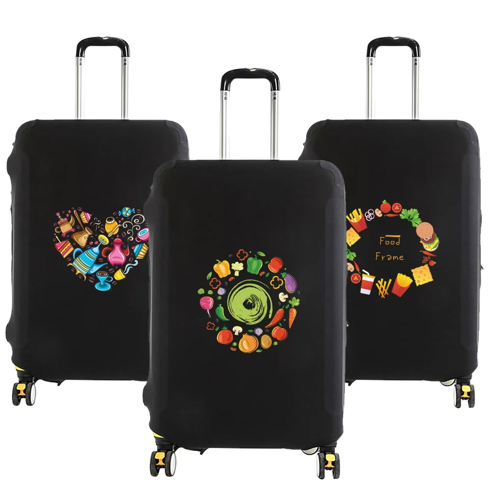 New Printed Food Pattern Luggage Protective Cover 18-28inch Trolley Baggage Travel Bag Covers Elastic Protection Suitcase Case
New Printed Food Pattern Luggage Protective Cover 18-28inch Trolley Baggage Travel Bag Covers Elastic Protection Suitcase Case