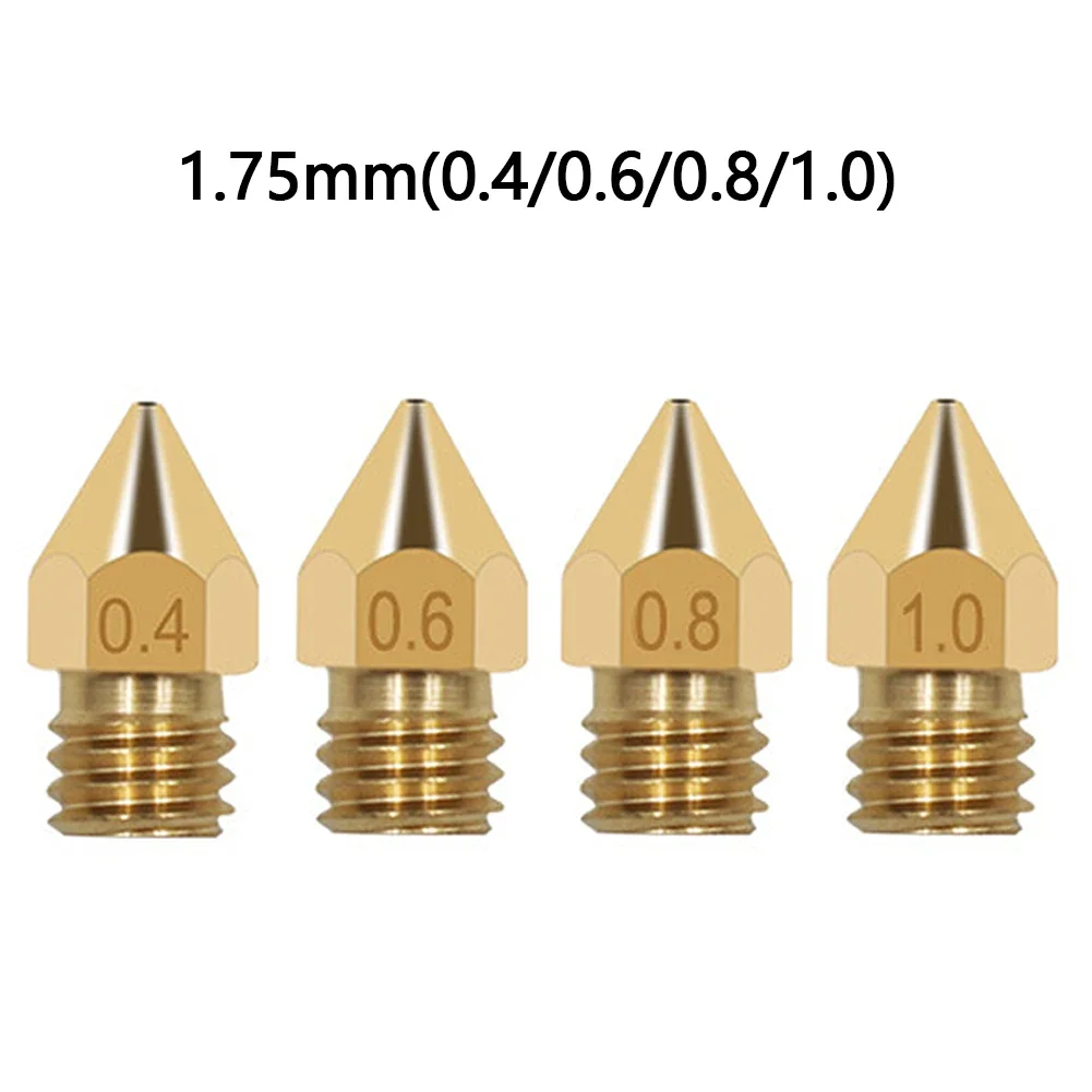 1/2/5Pcs Brass MK8 CHT Nozzle High Flow Nozzles 0.4mm 0.6mm 0.8mm 1mm For 1.75mm CR10 CR10S KP5L Ender-3 3D Printer Accessories
1/2/5Pcs Brass MK8 CHT Nozzle High Flow Nozzles 0.4mm 0.6mm 0.8mm 1mm For 1.75mm CR10 CR10S KP5L Ender-3 3D Printer Accessories
