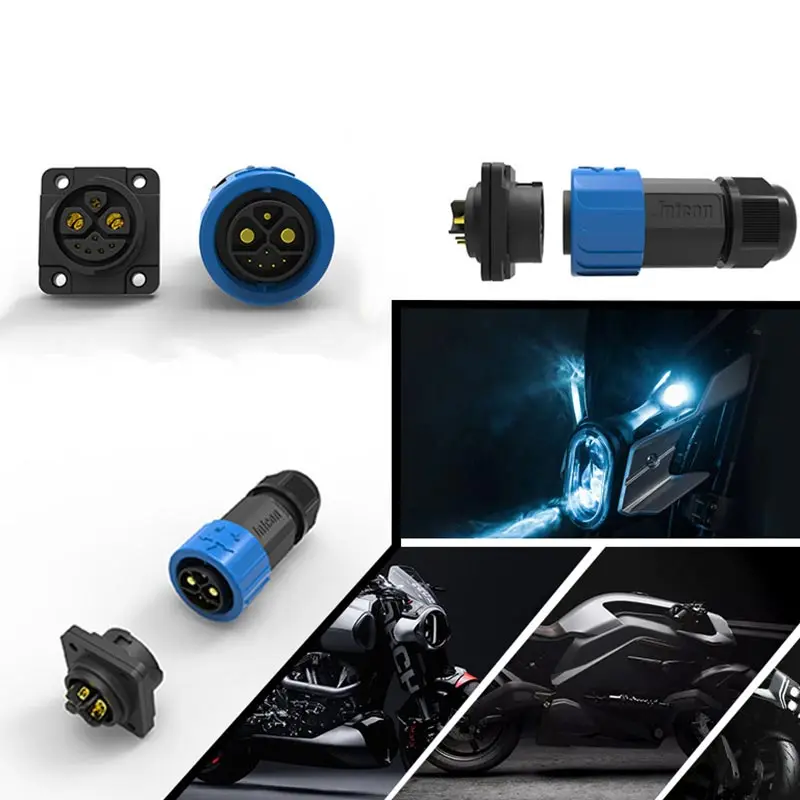 M23 2+1+5 50A Motorcycle Charger Plug Socket Male Female Battery Connector IP67 Energy Lithium Electric Bicycle Charging Port
M23 2+1+5 50A Motorcycle Charger Plug Socket Male Female Battery Connector IP67 Energy Lithium Electric Bicycle Charging Port