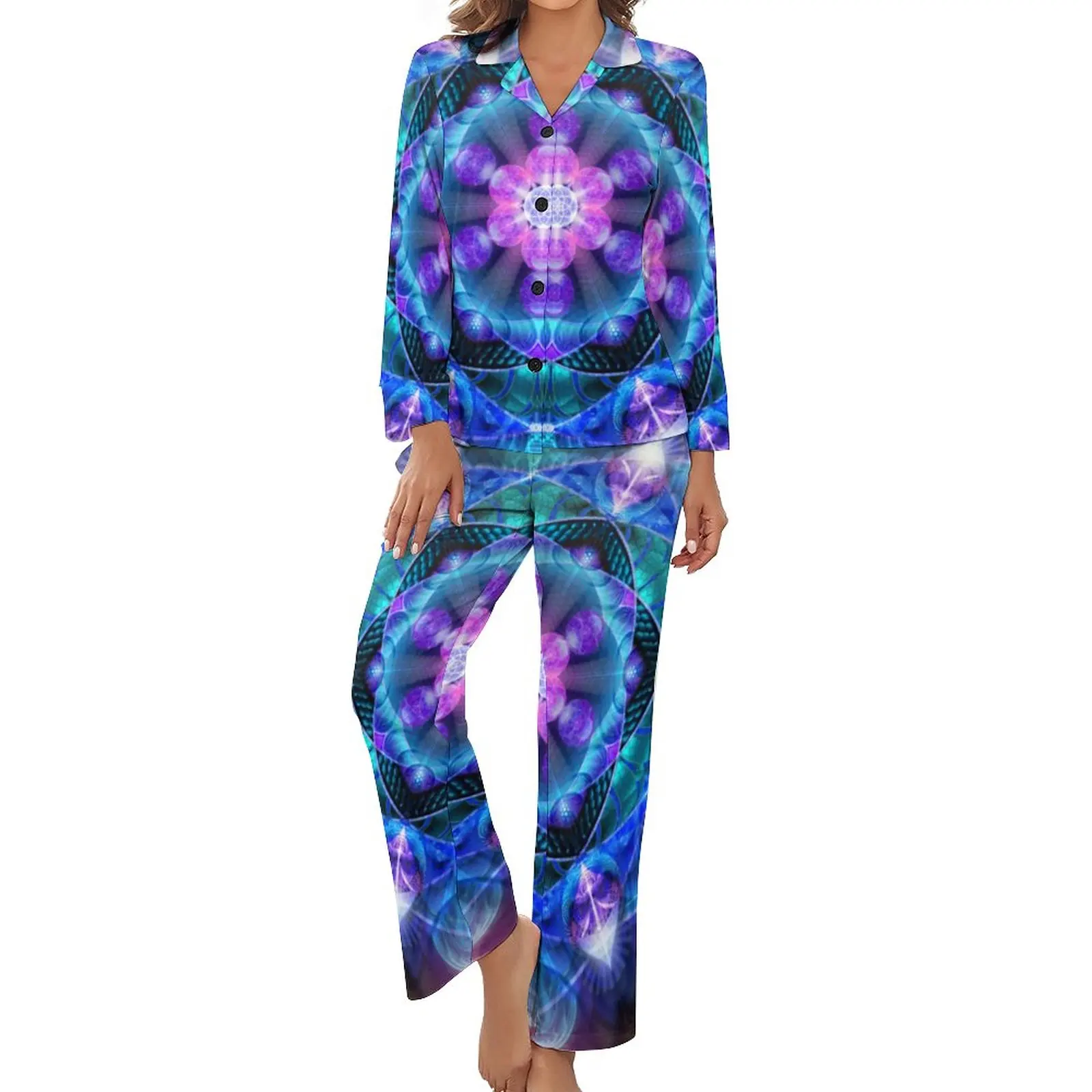 Flower Mandala Pajamas Abstract Floral Print Long Sleeves Pajama Sets 2 Pieces Casual Daily Pattern Sleepwear Birthday Present
Flower Mandala Pajamas Abstract Floral Print Long Sleeves Pajama Sets 2 Pieces Casual Daily Pattern Sleepwear Birthday Present