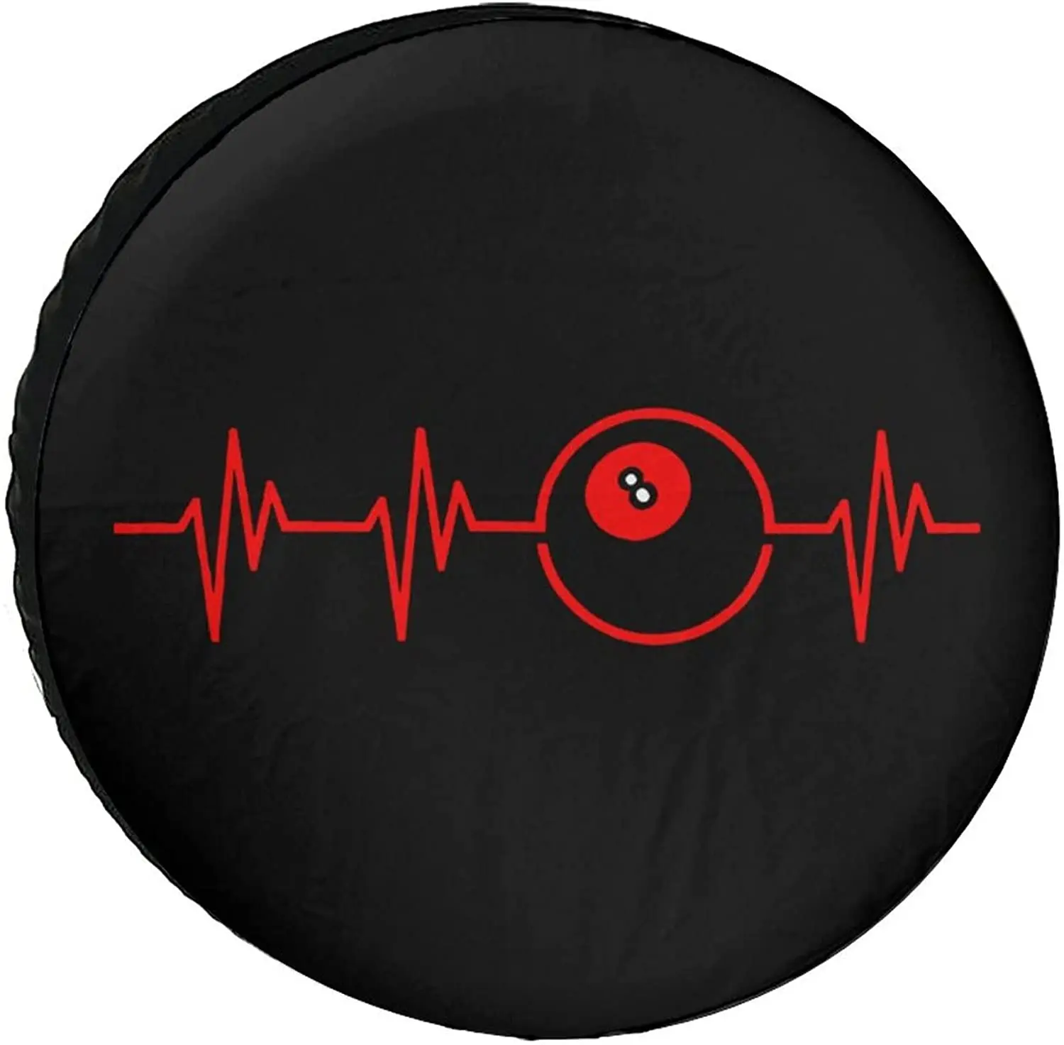 Billiards Heart Beat Waterproof Coating Tire Cover Portable Wheel Bags Sun Rain Snow Protector 
Billiards Heart Beat Waterproof Coating Tire Cover Portable Wheel Bags Sun Rain Snow Protector