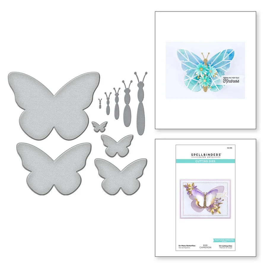 Металлические Вырубные штампы Bibi's Butterfly из коллекции «Биби Кэмерон» для скрапбукинга
Металлические Вырубные штампы Bibi's Butterfly из коллекции «Биби Кэмерон» для скрапбукинга