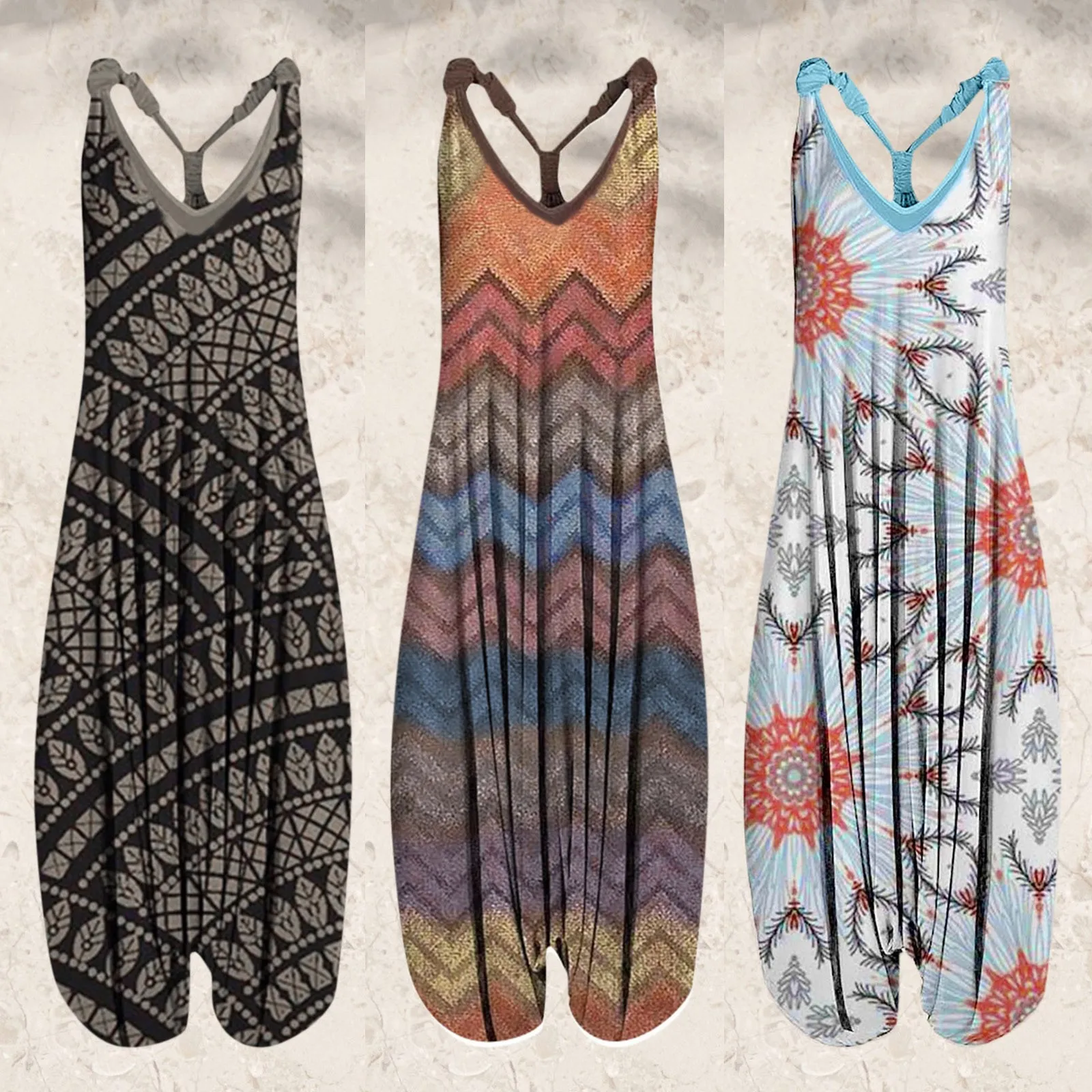 Oversized Jumpsuit Women 2022 Summer Vintage Flower Printed Straps V Neck Rompers Playsuit Comfy Sleeveless Jumpsuits Overalls
Oversized Jumpsuit Women 2022 Summer Vintage Flower Printed Straps V Neck Rompers Playsuit Comfy Sleeveless Jumpsuits Overalls