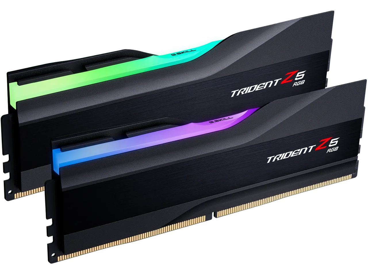 

G.SKILL Trident Z5 RGB Series 32GB (2x16GB) 288-Pin PC RAM DDR5 7600 (PC5 60800) Desktop Memory Model F5-7600J3646G16GX2-TZ5RS