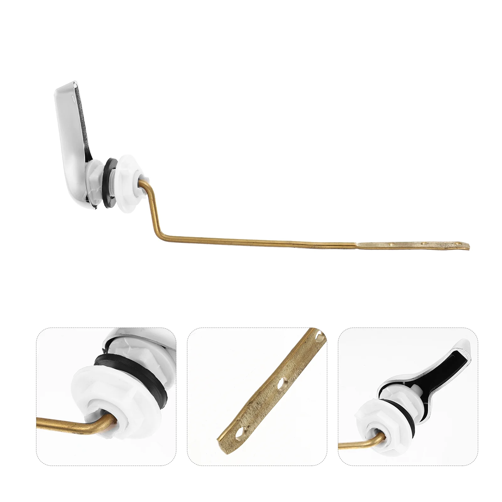 2 Pcs Dual Flush Toilet Kit Toilet Lever Switch Accesories Toilet Tank Handle Metal Buttons Wrench Flush Tank Flush Handle
2 Pcs Dual Flush Toilet Kit Toilet Lever Switch Accesories Toilet Tank Handle Metal Buttons Wrench Flush Tank Flush Handle