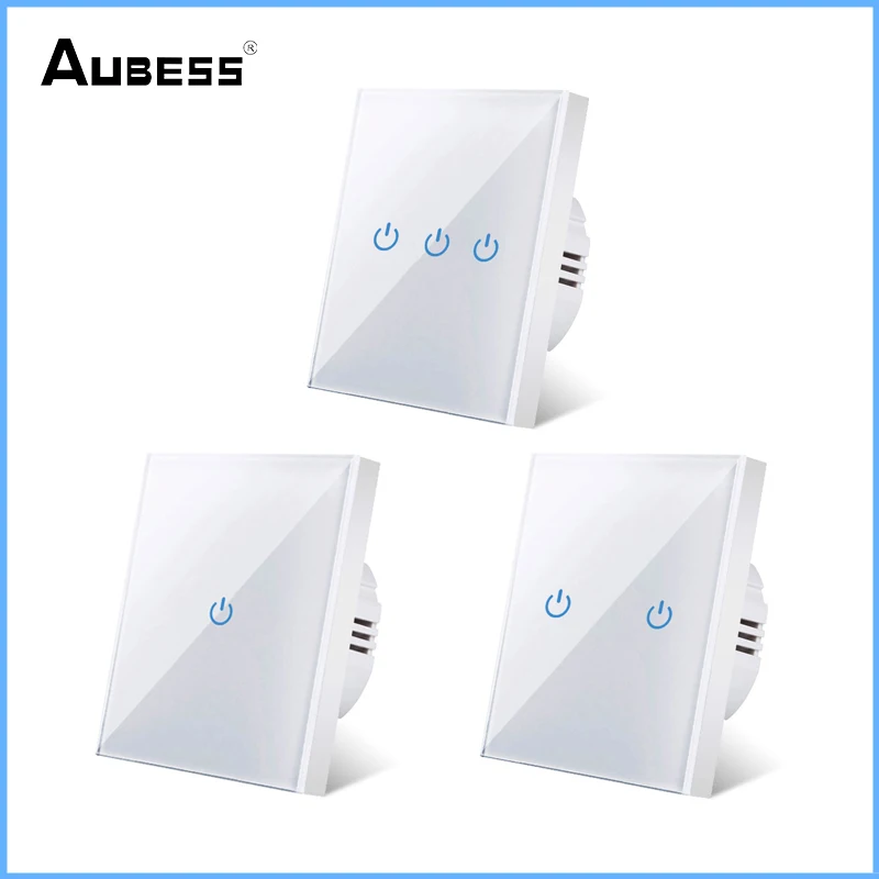 EU UK Touch Switch Neutral Wire Panel Wall Lamp Light Sensor Switches 110V 220V Tempered Crystal Glass 1/2/3 Gang Interruttore
EU UK Touch Switch Neutral Wire Panel Wall Lamp Light Sensor Switches 110V 220V Tempered Crystal Glass 1/2/3 Gang Interruttore