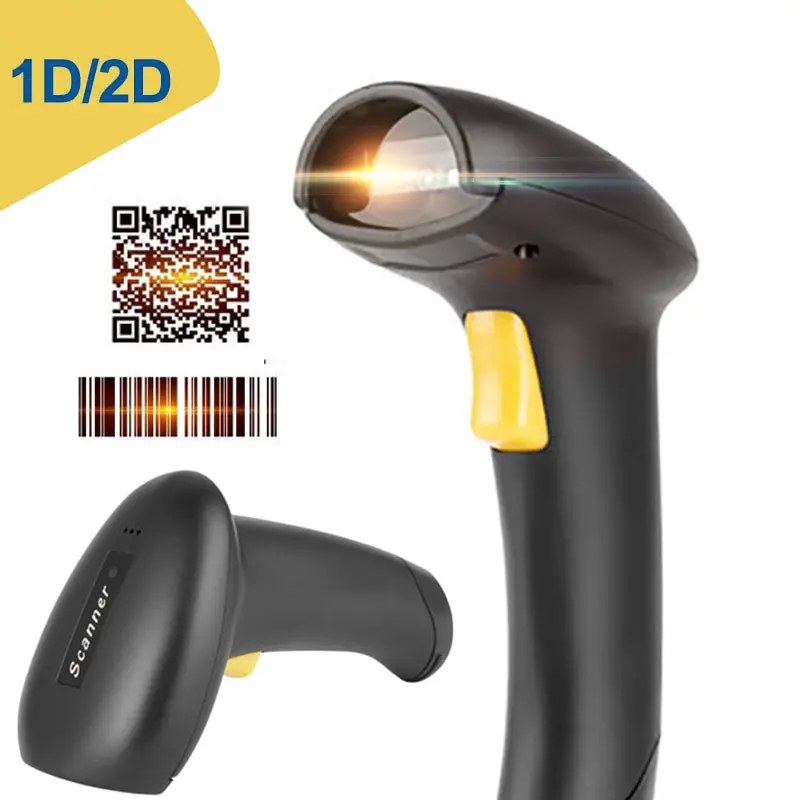 A30D Wireless Wired Barcode Scanner Bluetooth Handheld Barcode Reader 1D 2d Laser QR Code Reader Desktop Scanner
A30D Wireless Wired Barcode Scanner Bluetooth Handheld Barcode Reader 1D 2d Laser QR Code Reader Desktop Scanner