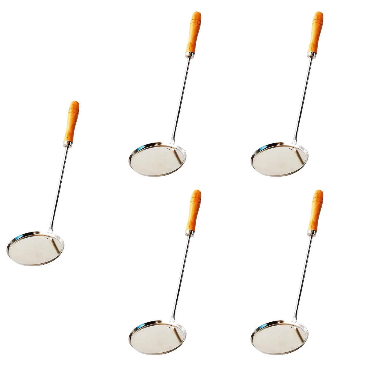 5pcs Stainless Steel Frying Spoon Frying Pancake Spoon Flat Frying Spoon Frying Pastry Spoon
5pcs Stainless Steel Frying Spoon Frying Pancake Spoon Flat Frying Spoon Frying Pastry Spoon