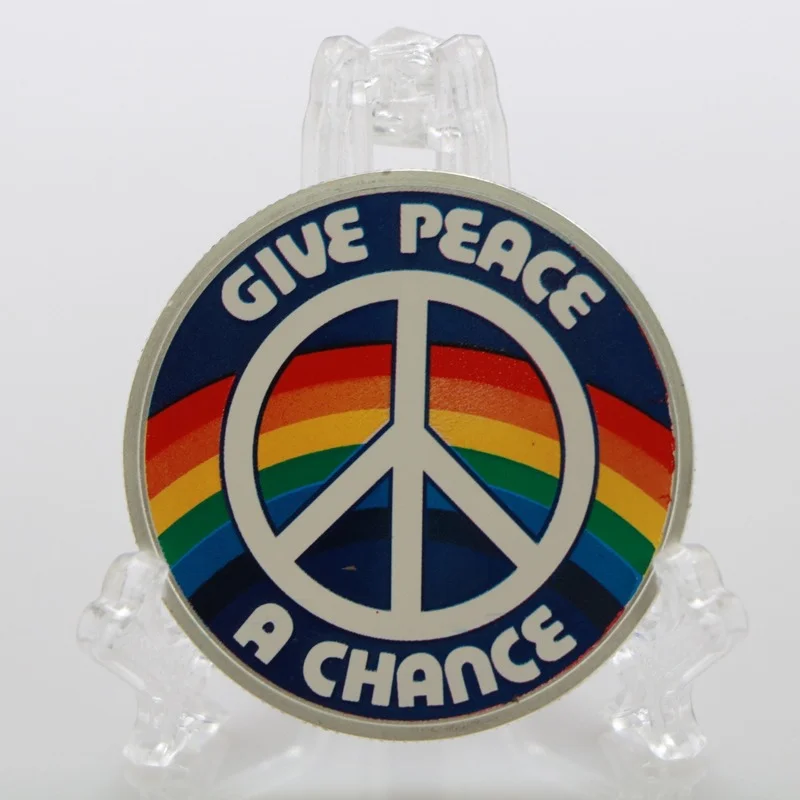 1940-1980 Британский известный музыкант-рок Джон Леннон посеребренный Подарочный мир Радуга коллекция и деловые подарки
1940-1980 Британский известный музыкант-рок Джон Леннон посеребренный Подарочный мир Радуга коллекция и деловые подарки