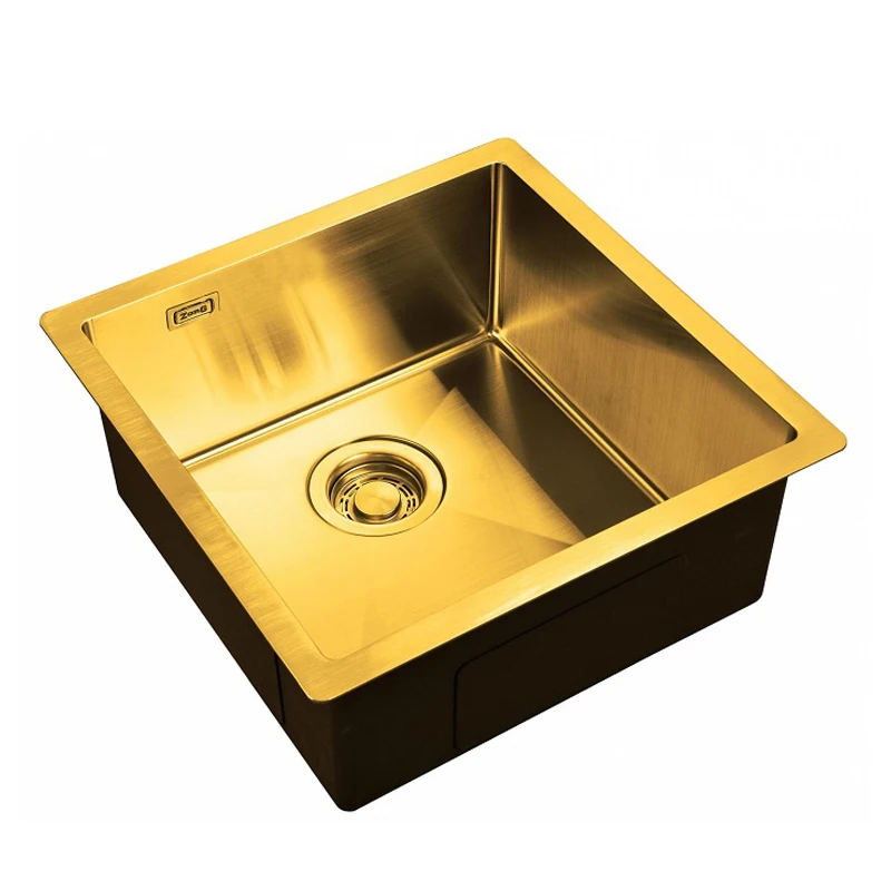 Мойка для кухни ZorG ZL R 440440 BRONZE (цвет бронзовый габаритные размеры 440 х материал