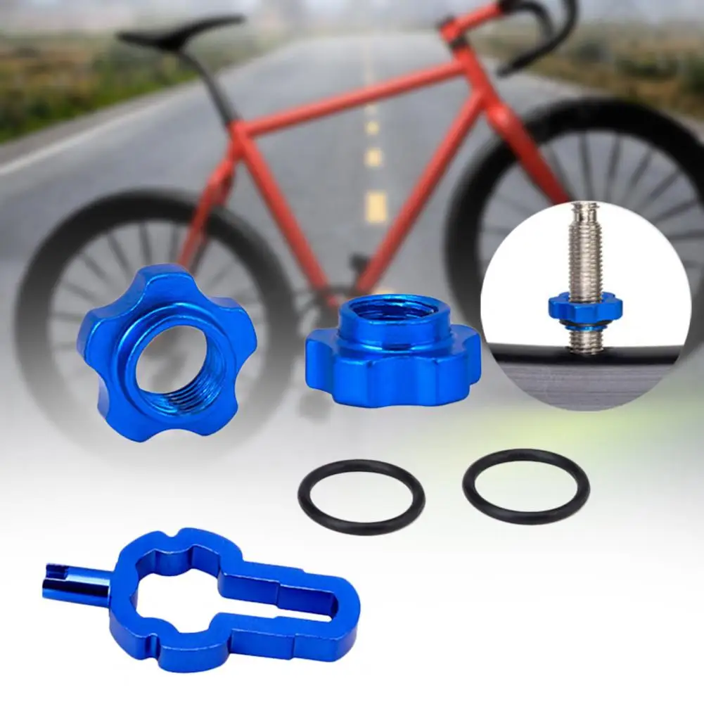 Portable Bright Colors Convenient Bike Aluminum Alloy Presta Valve Nut for Bike Rim Conversion Set Valve Conversion Nut
Portable Bright Colors Convenient Bike Aluminum Alloy Presta Valve Nut for Bike Rim Conversion Set Valve Conversion Nut
